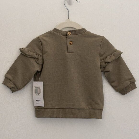 Petit Lem Mini Threads Baby Sweater – Giraffe Appliqué – Size 6M (NWT) - Picture 3 of 5